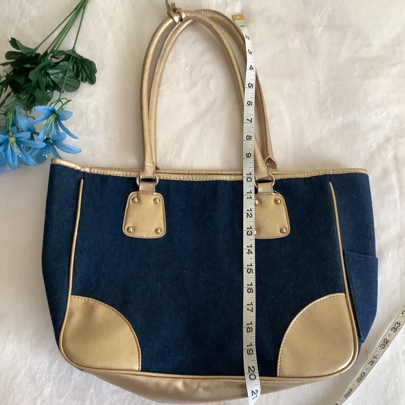 Neiman Marcus Denim Tote Bag - Picture 4 of 9